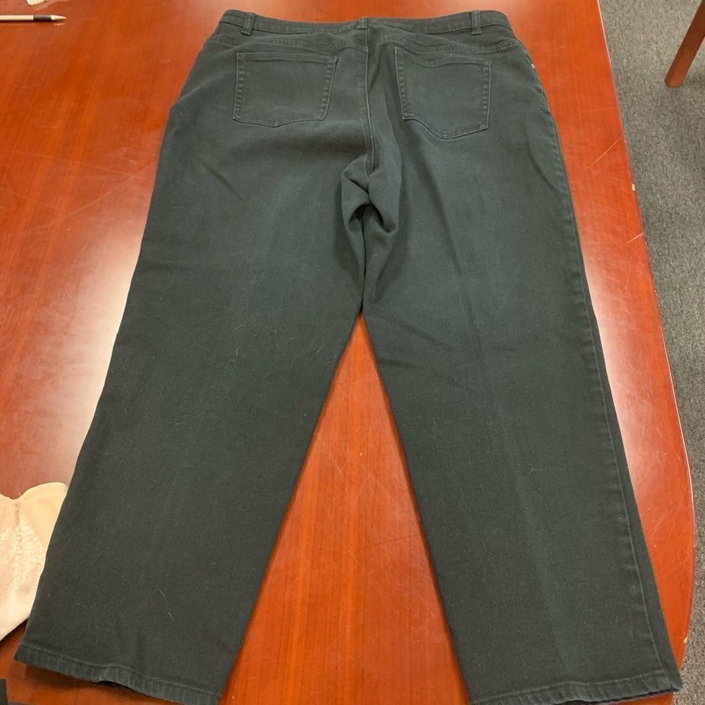 L. A. Blues Black Taper Leg Jeans sz 20W - Picture 4 of 5